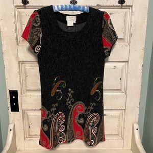 Kroshetta By Papillon grey and red dress  Size M